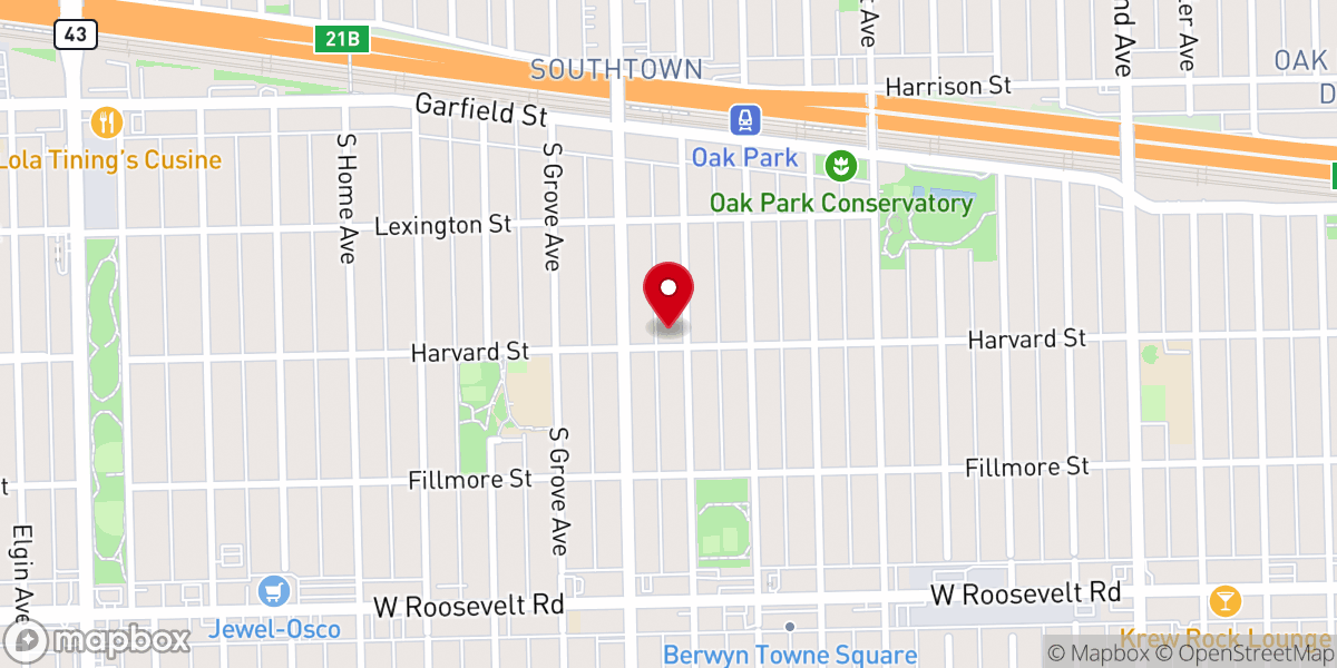 Map showing location of Kieran Daley Church