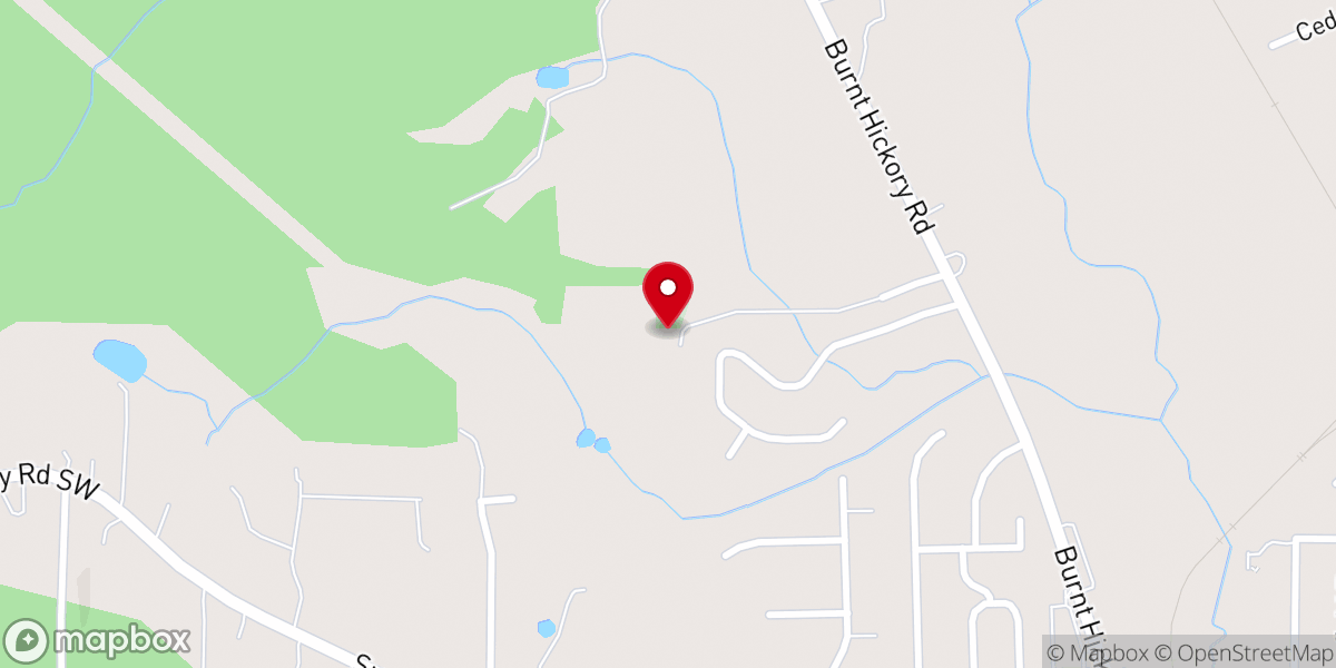 Map showing location of Pleasant Grove Missionary Baptist Church