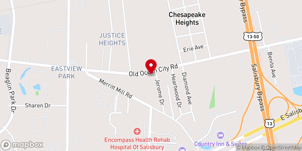 Map showing location of Unity Christian Fellowship