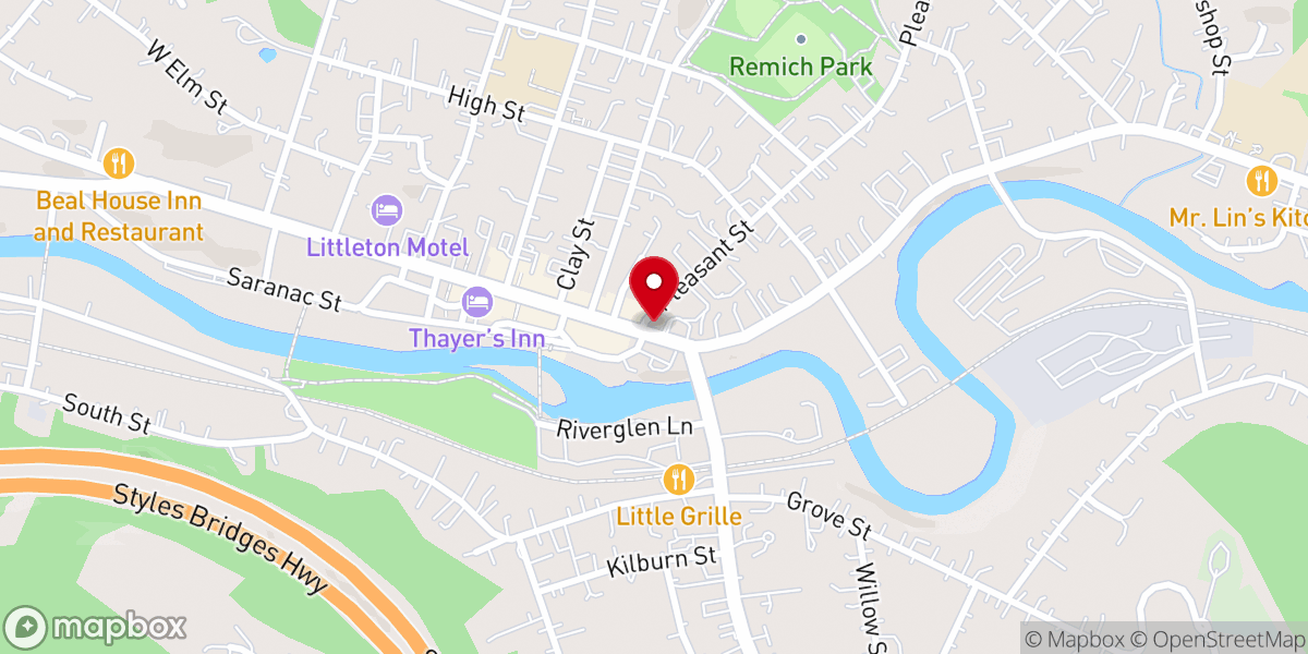 Map showing location of First United Methodist Church of Littleton