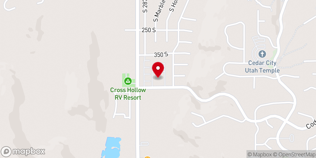 Map showing location of Cross Hollow Stake Center