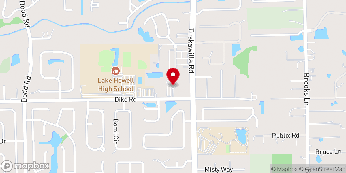 Map showing location of Living HOPE Fellowship / First Baptist Tuskawilla