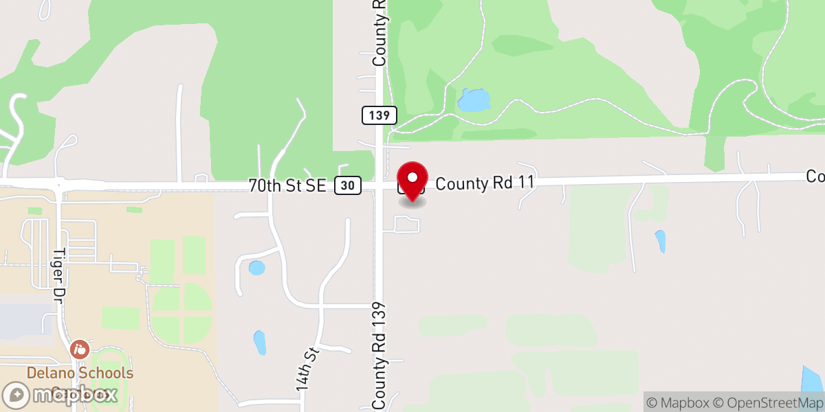 Map showing location of Light of Christ Lutheran Church