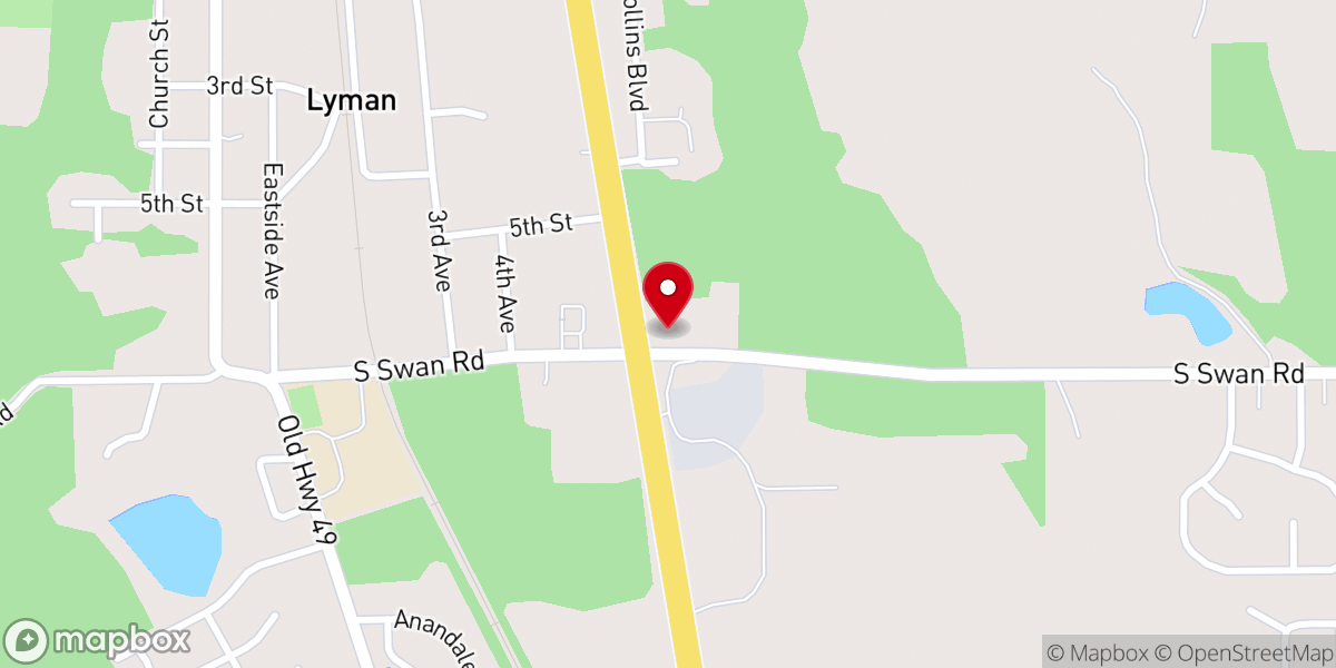 Map showing location of Gateway United Methodist Church