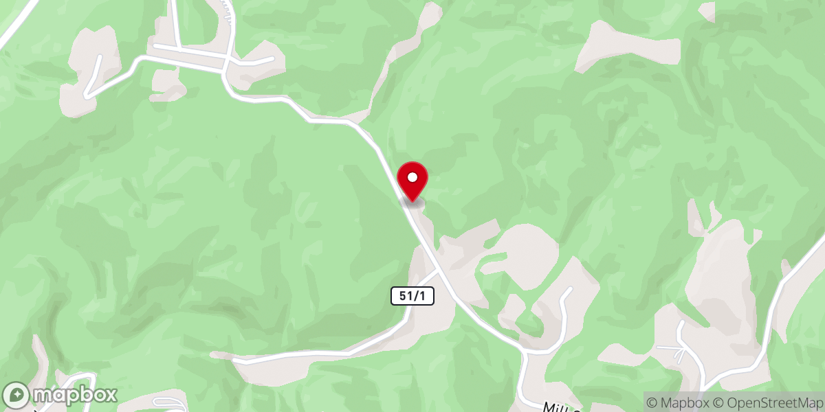 Map showing location of Hanson Chapel