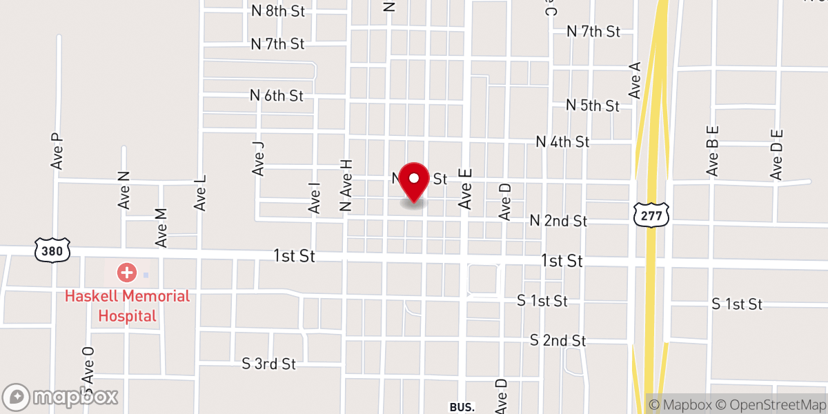 Map showing location of First United Methodist Church