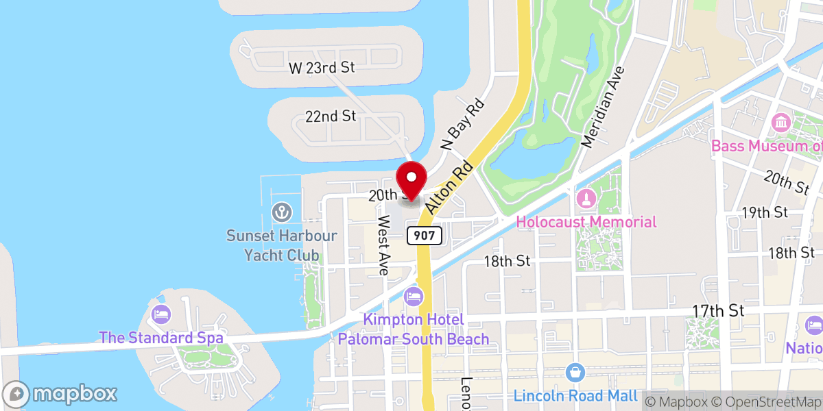Map showing location of Forest Park Chapel