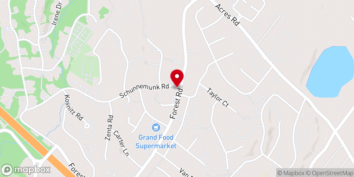 Map showing location of Cong Ohr Yitzchok
