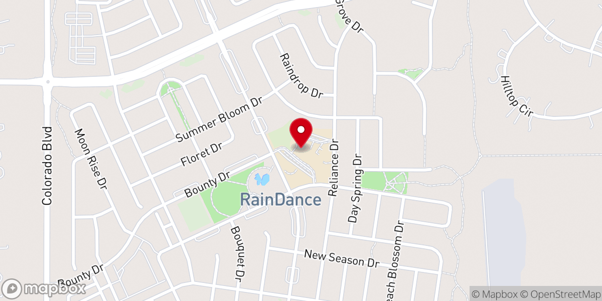 Map showing location of CrossView Church