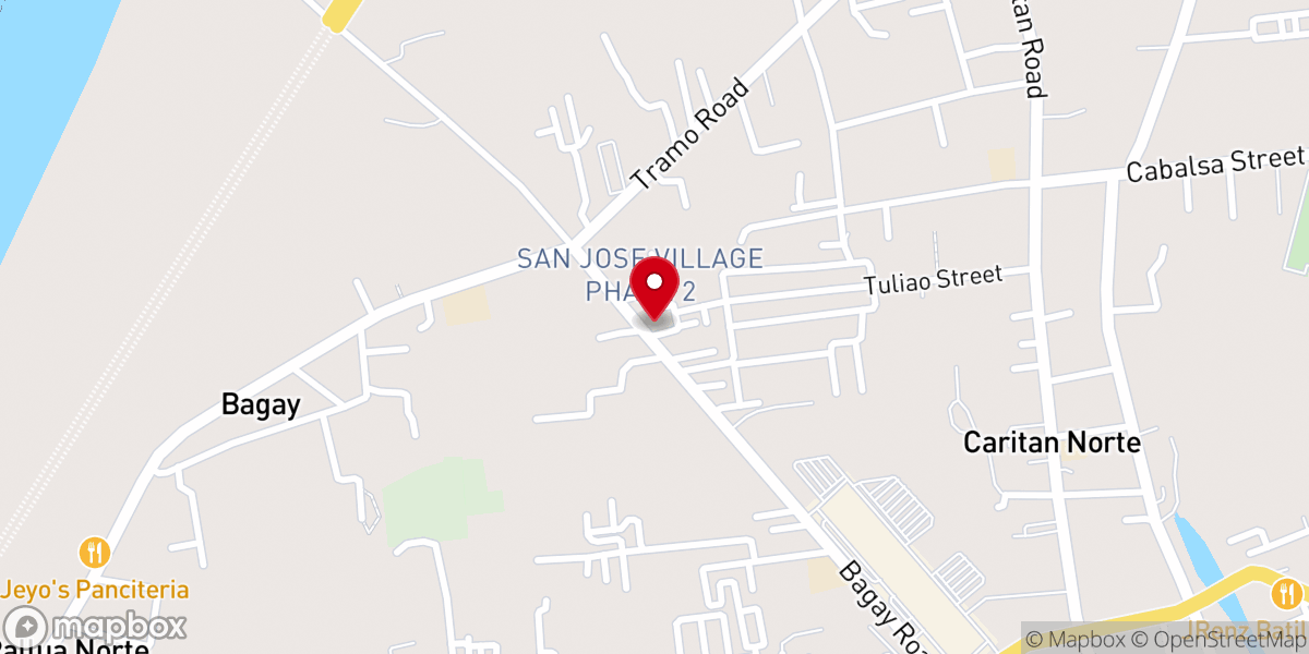 Map showing location of Tuguegarao Baptist Church