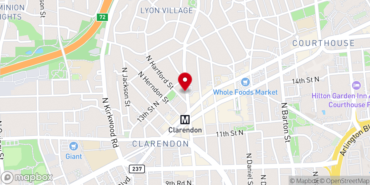 Map showing location of The John Leland Center for Theological Studies