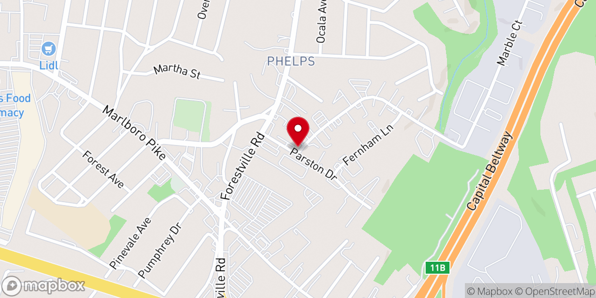 Map showing location of Christ Redeemed Church and Ministries