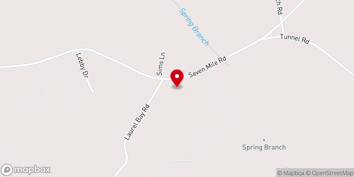 Map showing location of Bethlehem Church