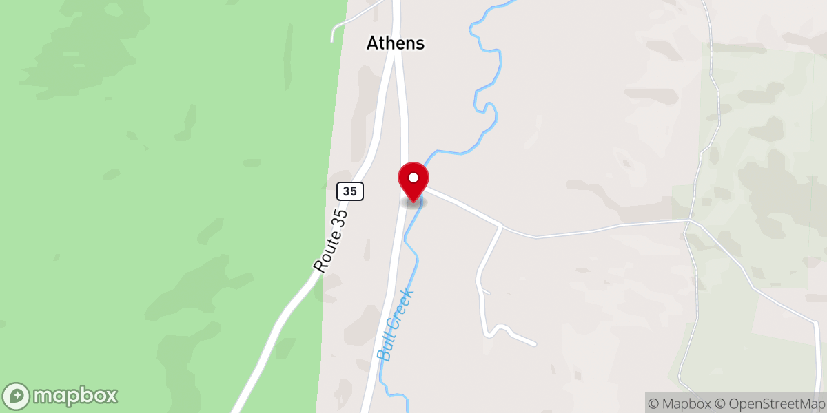 Map showing location of Community Christian Church