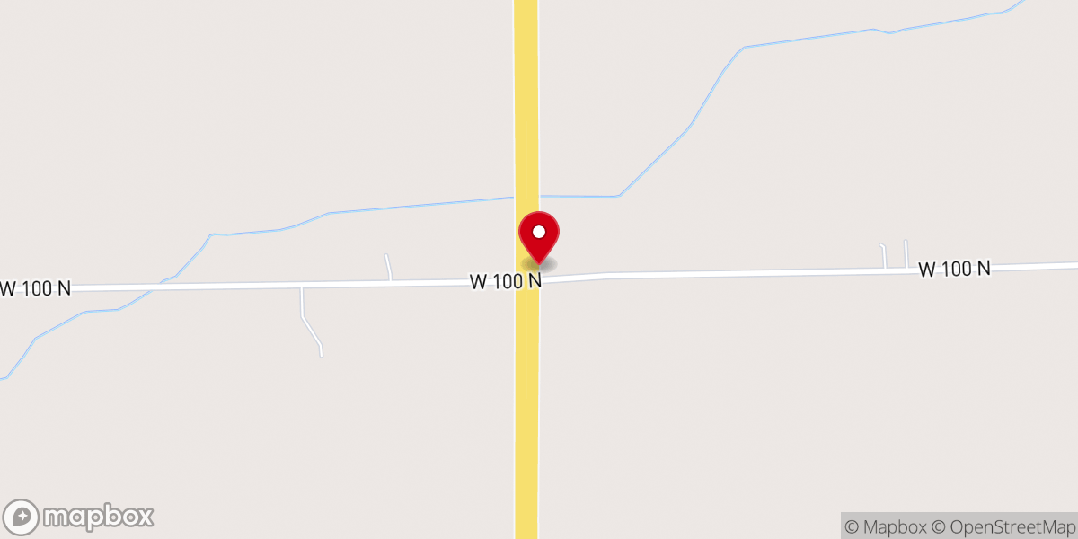 Map showing location of Hopewell Church