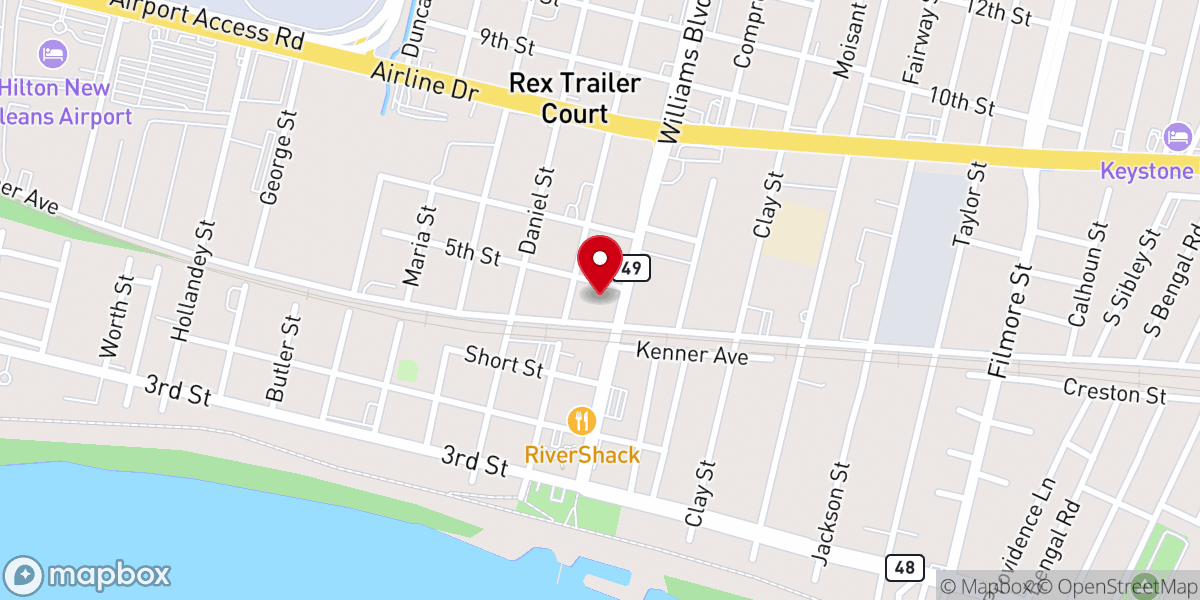 Map showing location of Our Lady of Perpetual Help School