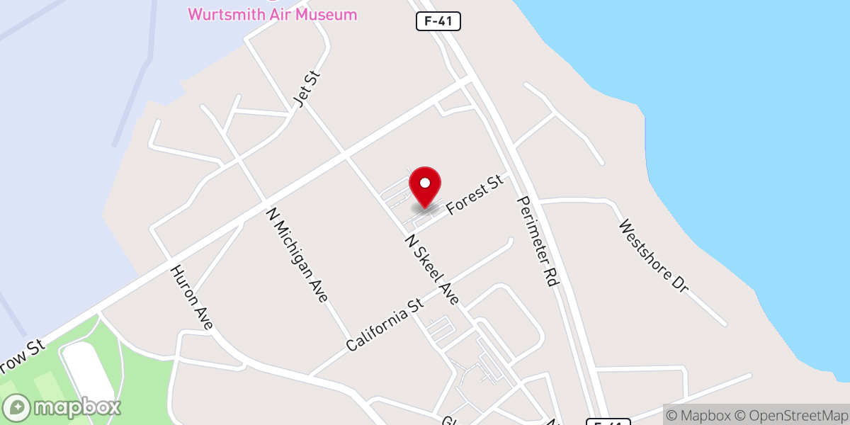 Map showing location of Fresh Start Fellowship of Oscoda