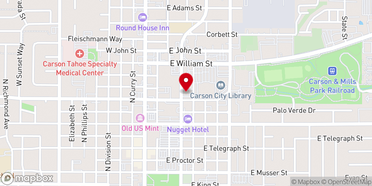 Map showing location of The Bridge Church
