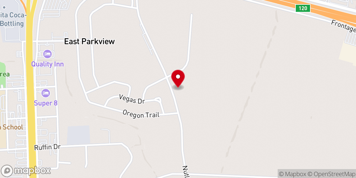 Map showing location of New Greater Hope Church