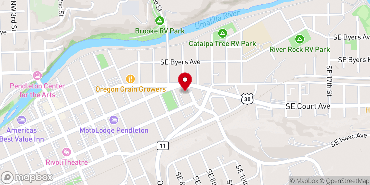 Map showing location of Saint Mary Catholic Church
