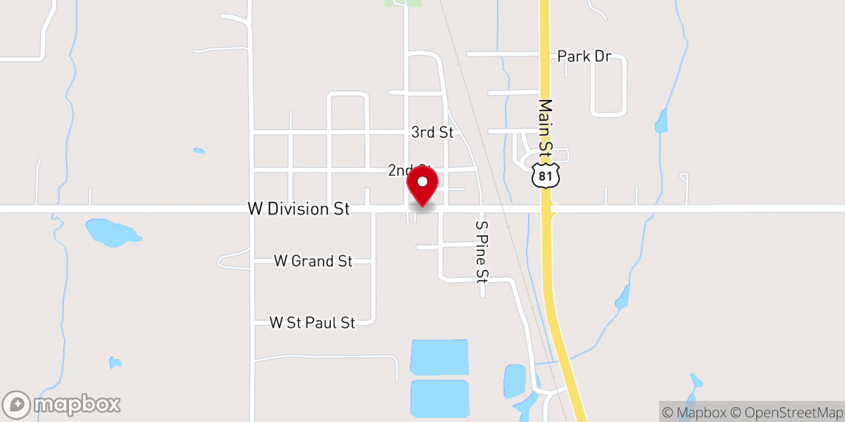 Map showing location of First Baptist Church Union City