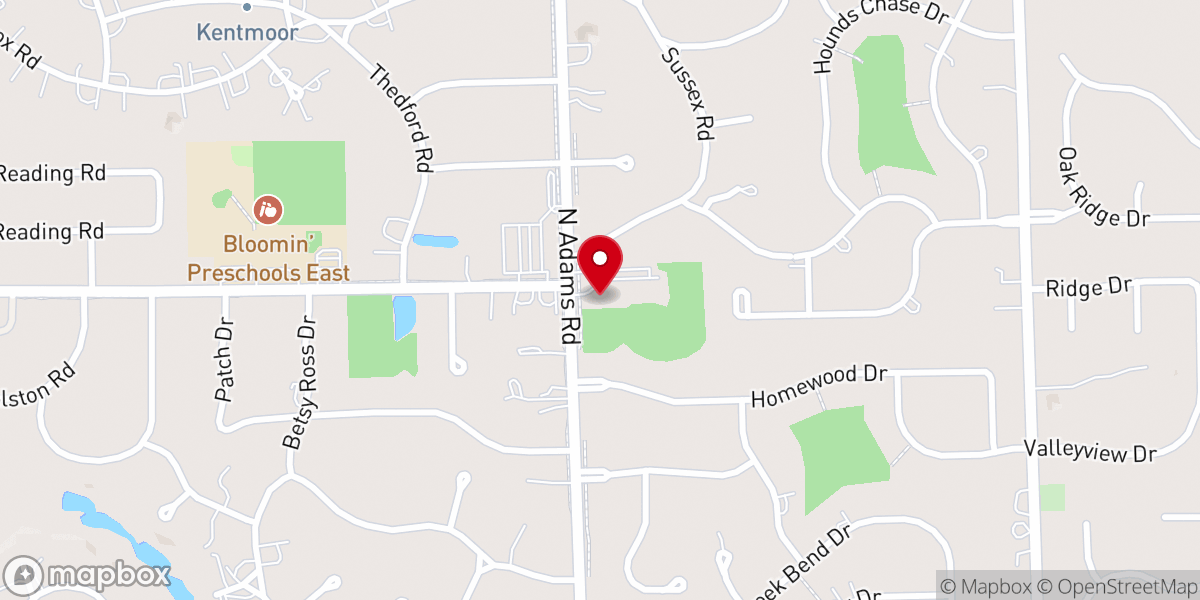 Map showing location of St Stephen's Episcopal Church