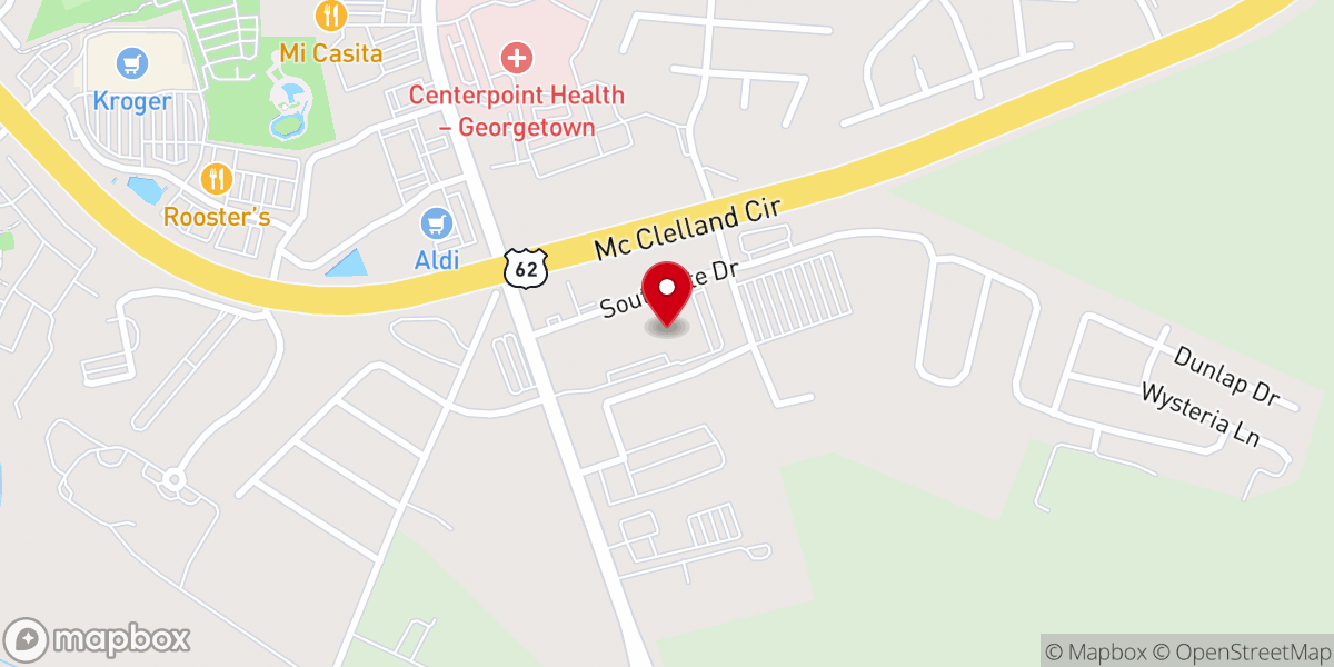 Map showing location of First United Methodist Church
