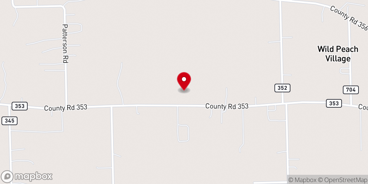 Map showing location of Grace Baptist Church