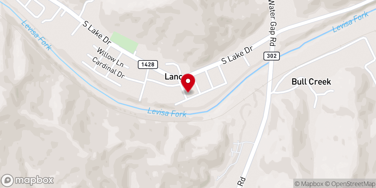 Map showing location of The Branch Church