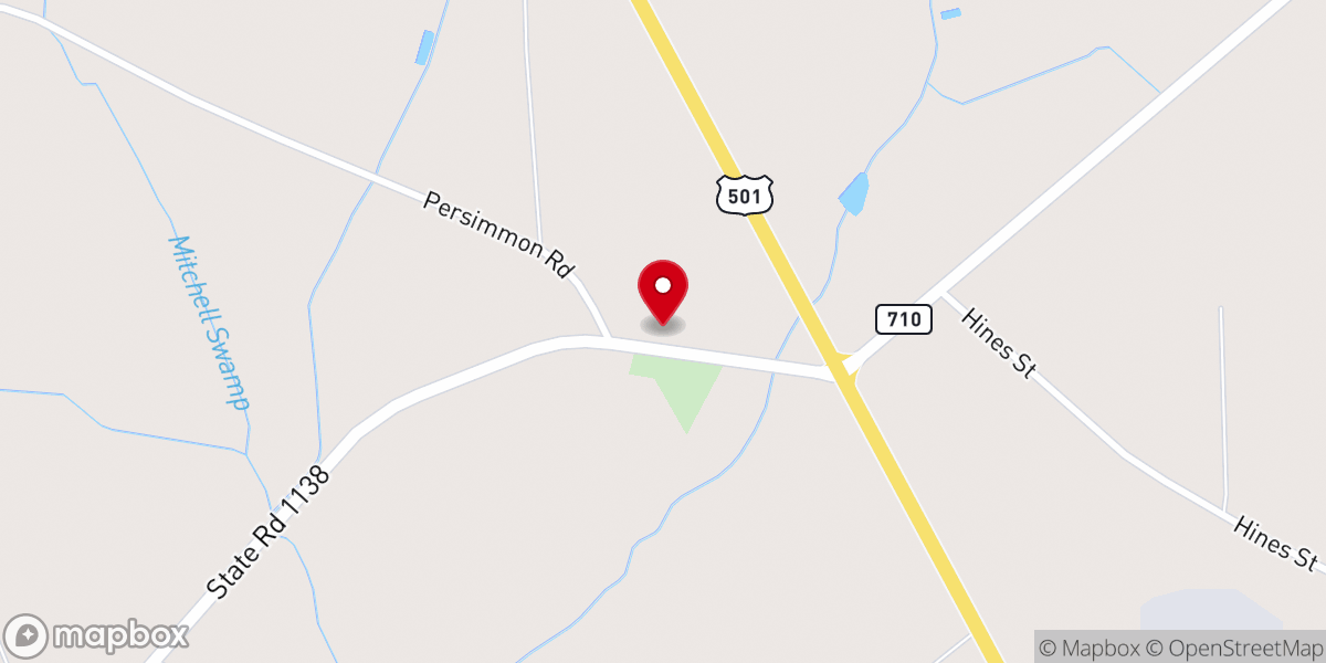 Map showing location of Ashpole Church