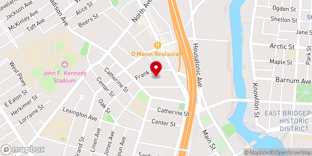 Map showing location of Mount Aery Baptist Church
