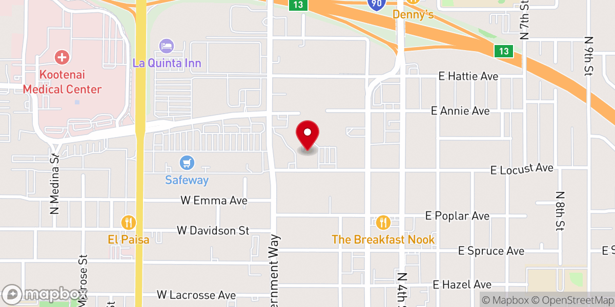 Map showing location of CDA Adventist Church