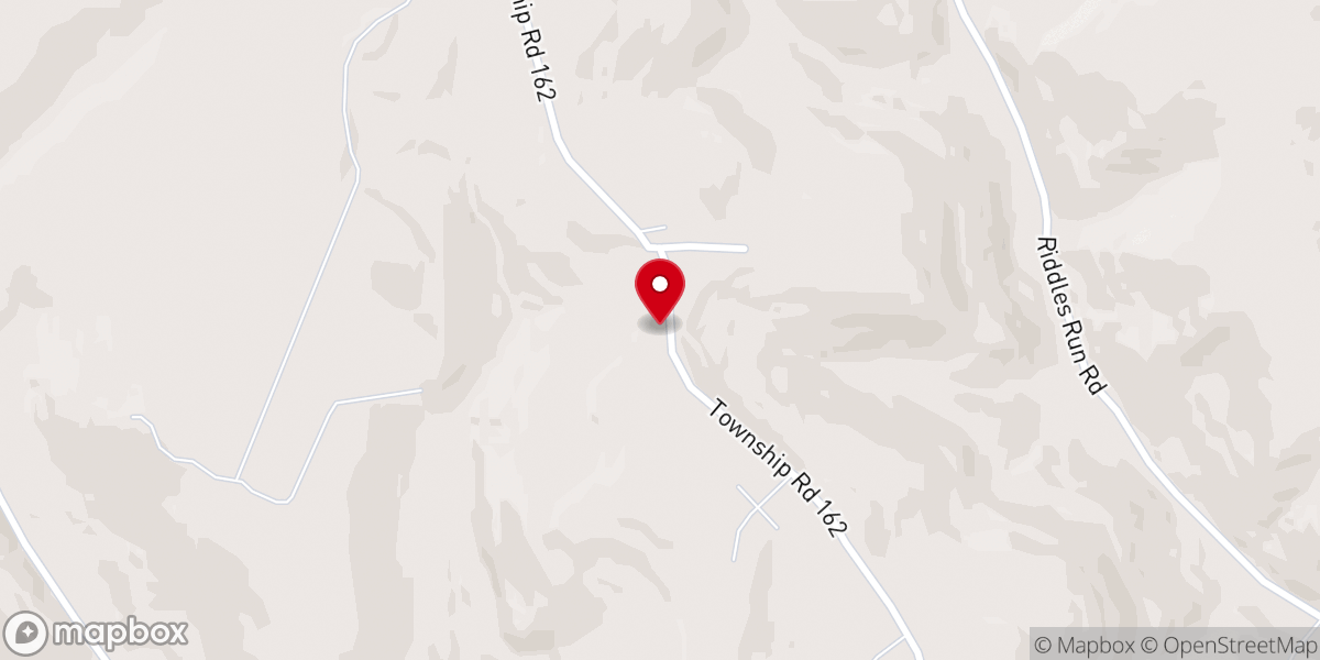 Map showing location of Buckingham Ridge Church