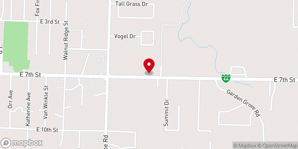 Map showing location of Spring River Baptist Association