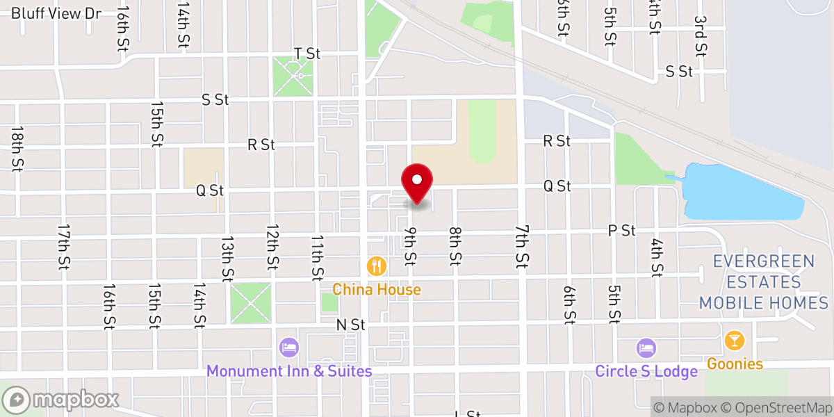 Map showing location of Living Stones Christian Church