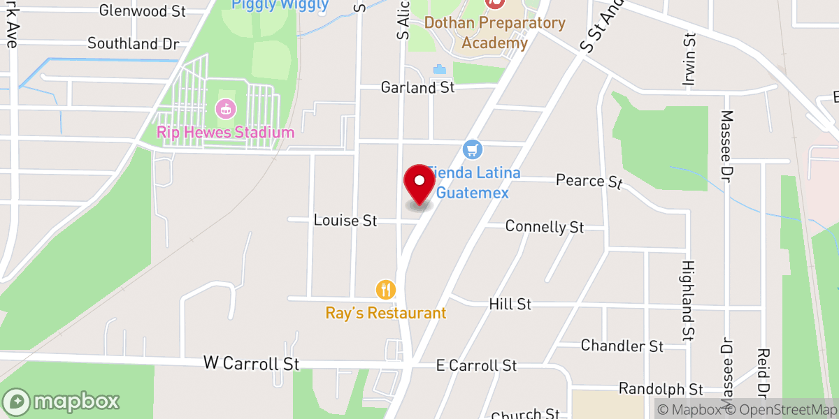 Map showing location of Handfull of Purpose Ministries