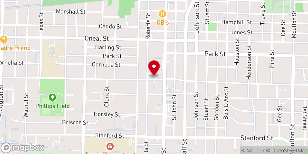 Map showing location of Bible Missionary Church