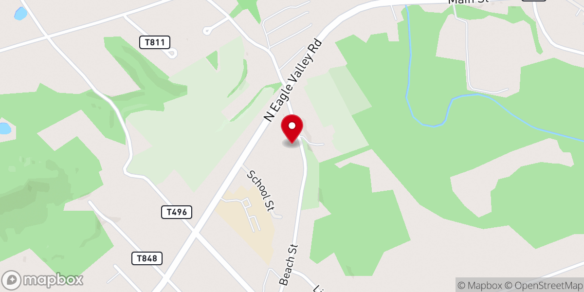 Map showing location of In God's Hands