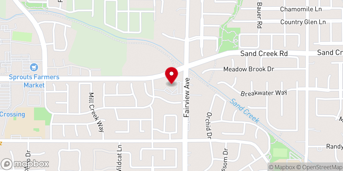 Map showing location of Resurrection Ministries, LCMS