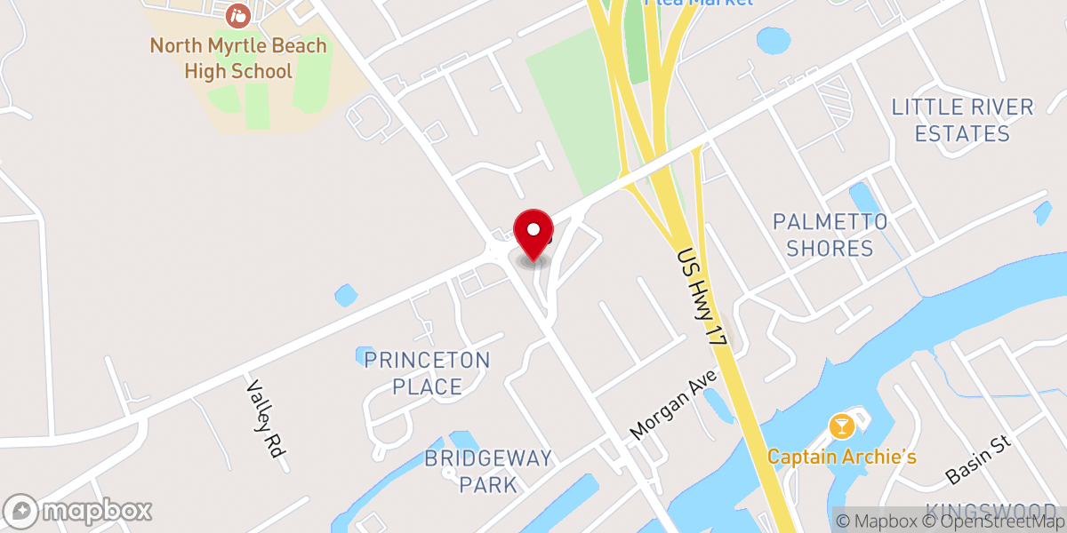 Map showing location of House of Praise Ministries
