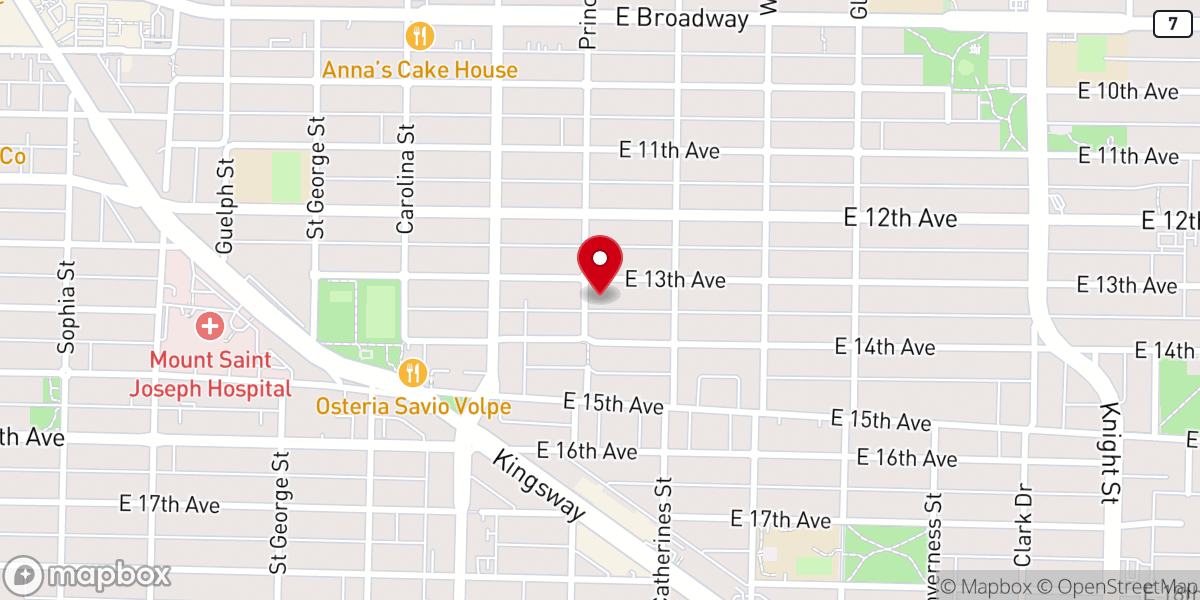 Map showing location of Saint Nicholas Russian Orthodox Church