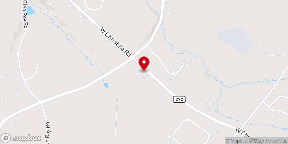 Map showing location of Nottingham Missionary Baptist Church