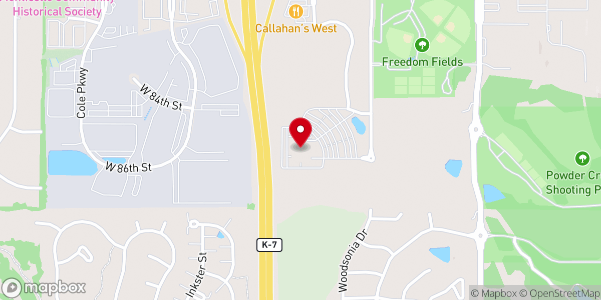 Map showing location of Westside Family Church