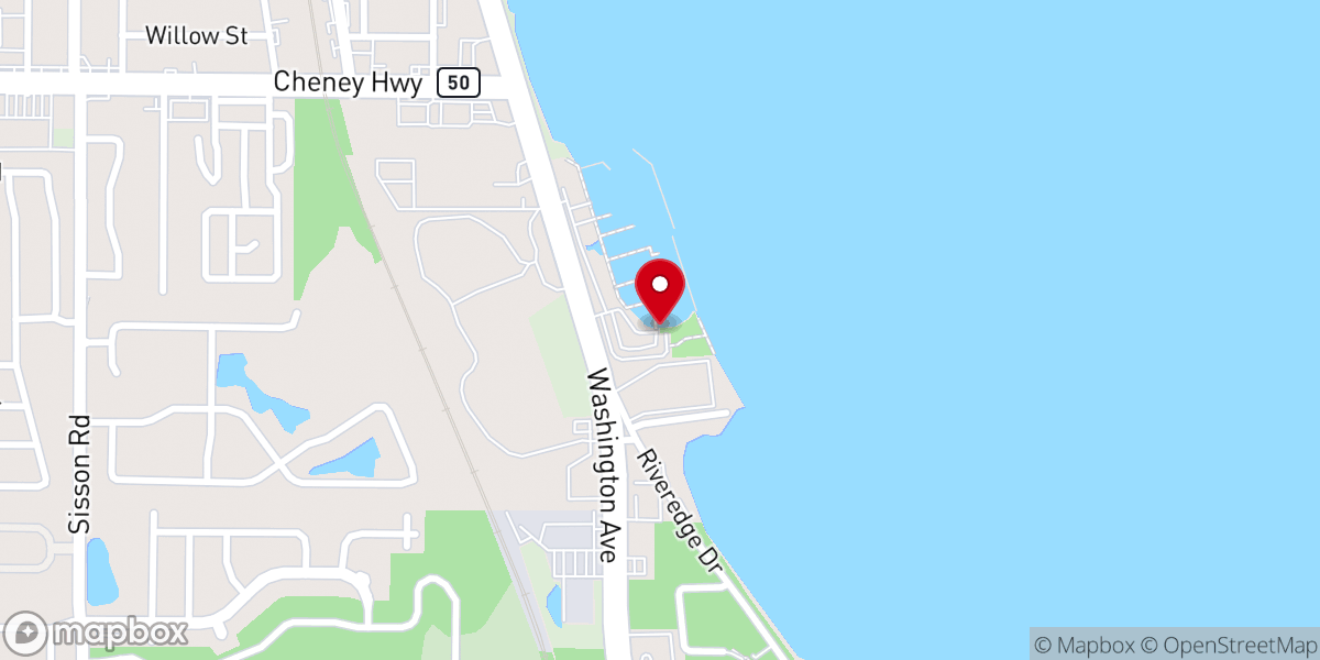 Map showing location of Kennedy Point Park