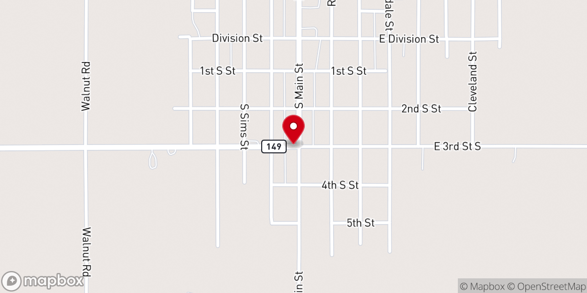 Map showing location of Lighthouse church
