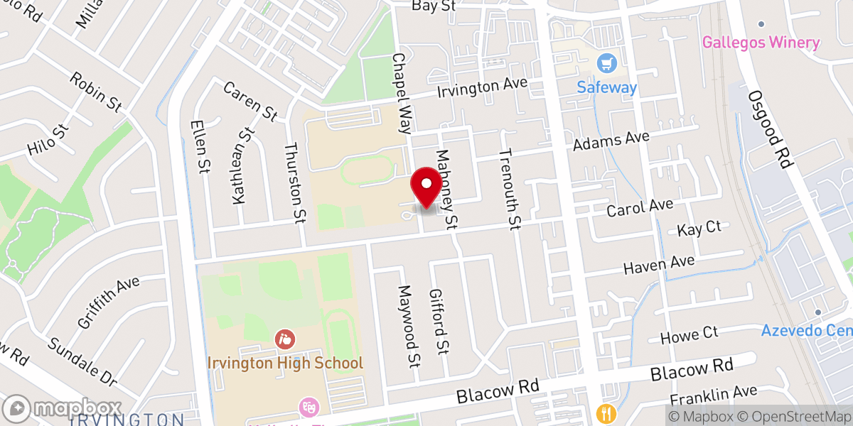 Map showing location of Light Of The World Christian Center