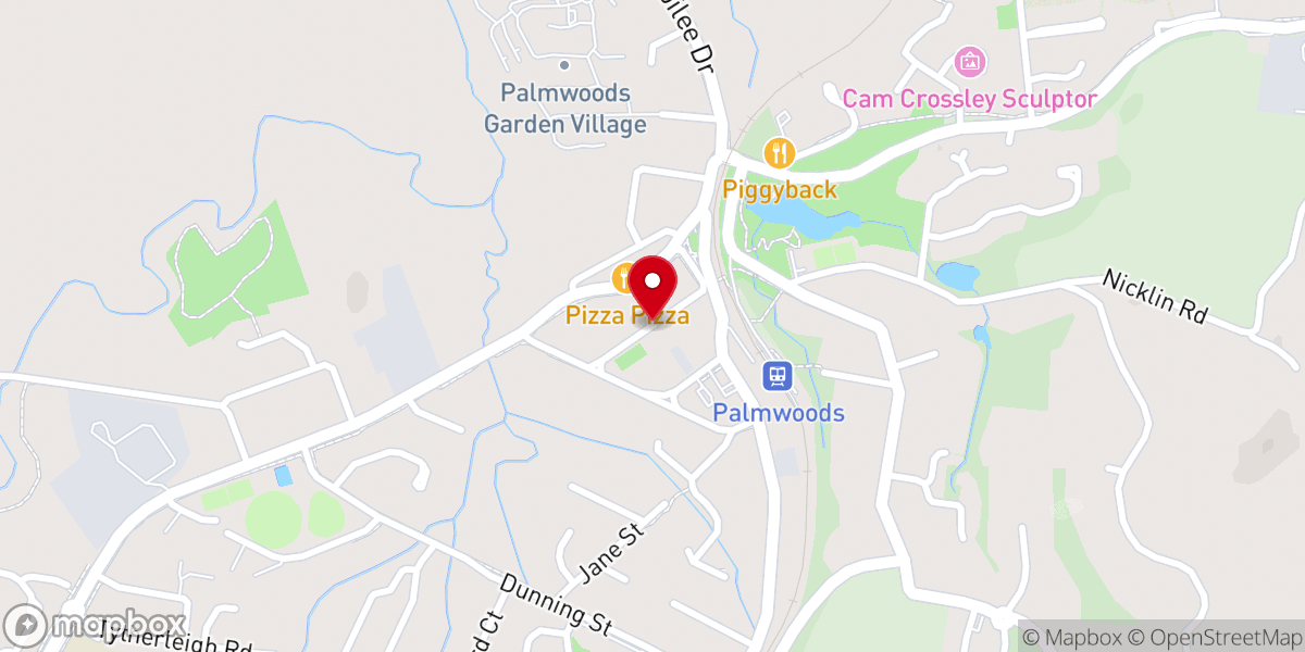 Map showing location of St Augustine's Anglican Church