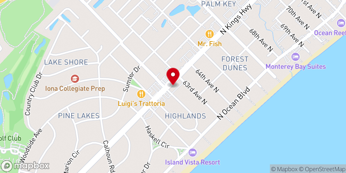Map showing location of St. Philip Lutheran Preschool