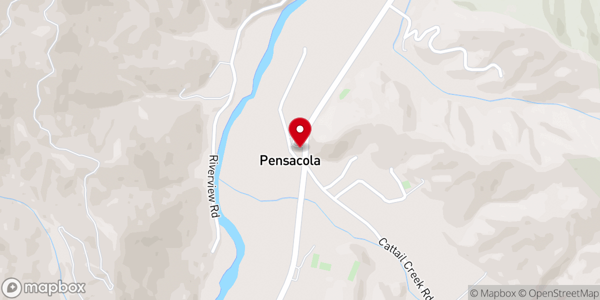 Map showing location of Laurel Branch Baptist Church