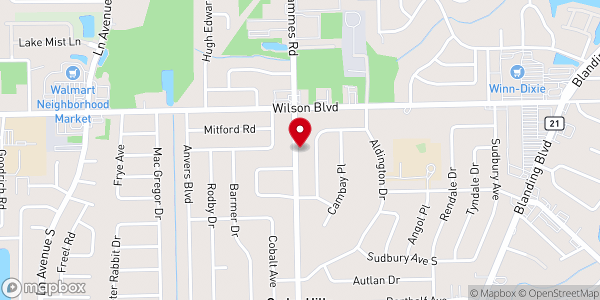 Map showing location of Another Level Empowerment Center